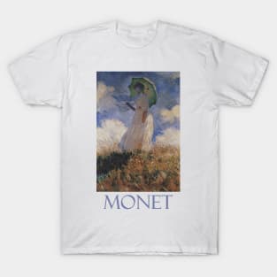 Woman with an Umbrella by Claude Monet T-Shirt